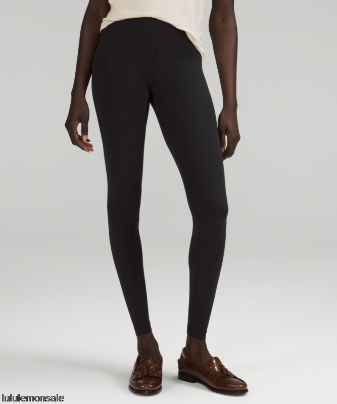 Lululemon Damen DELULU038 | Schwarz Align Hochhaushose 28